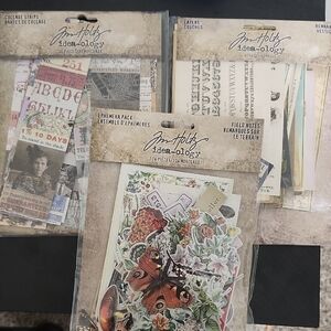 Tim Holtz Idea-ology Ephemera Bundle (3 New Packages)